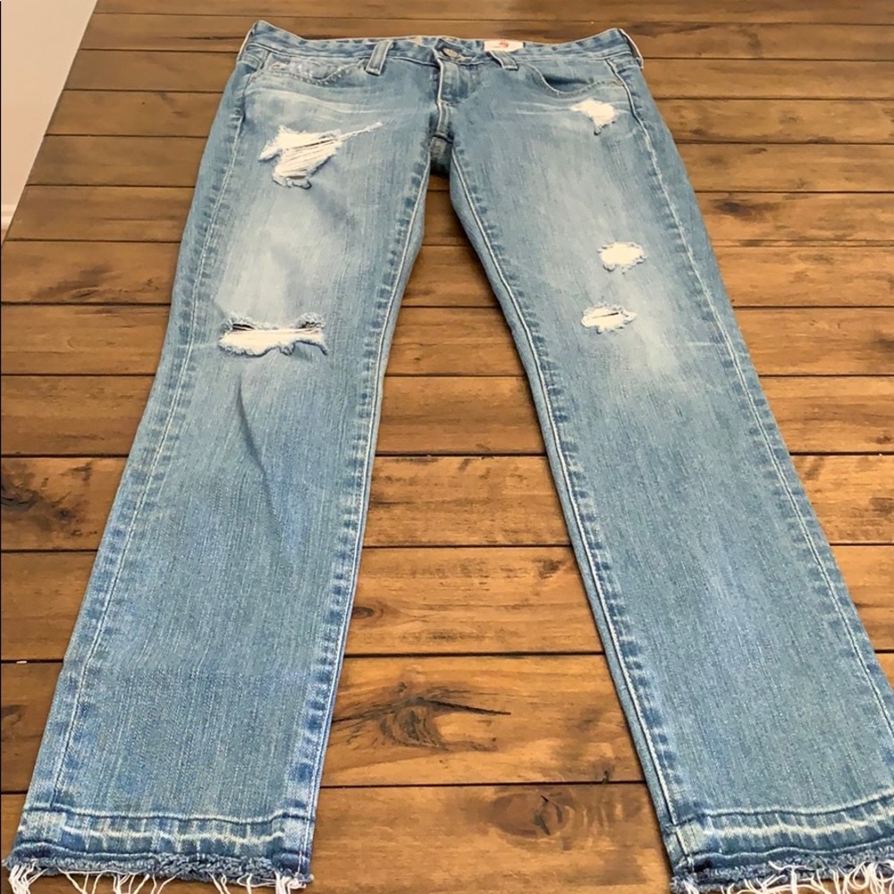 AG ripped jeans